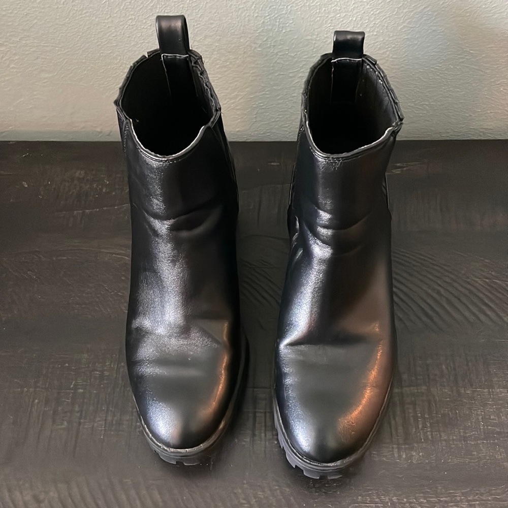 Black Zara Booties in a size 36